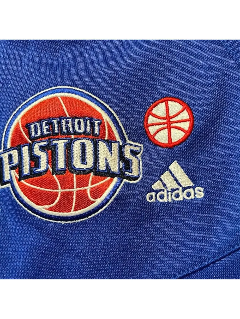 Adidas Detroit Pistons Varsity Jacket Men’s Medium Blue NBA Basketball Casual